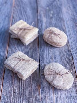 Yüz Pedi Kare Kabak Lifi 3’lü Paket