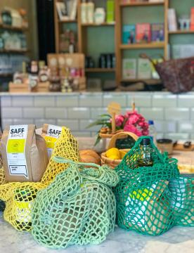 Anne Elinden Geleneksel Pazar'a Özel El işi File Çanta