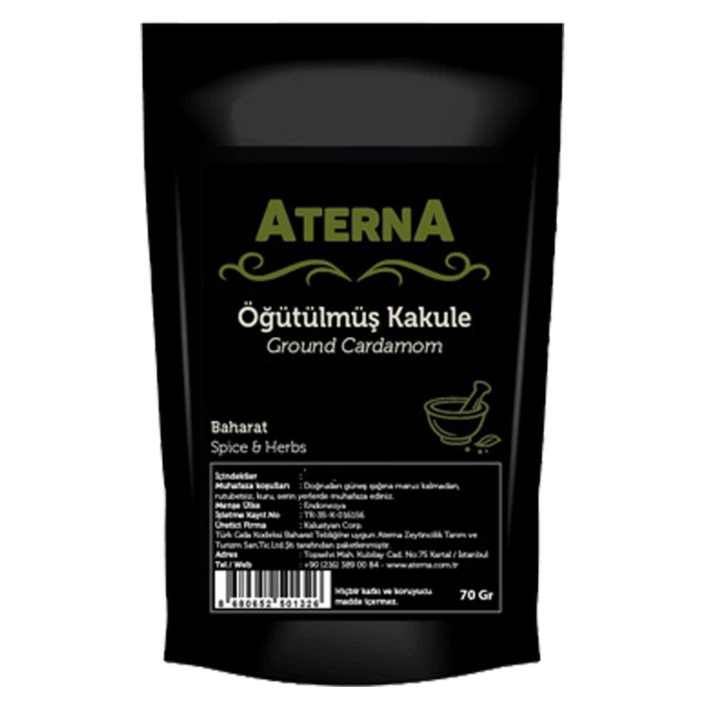 Aterna Öğütülmüş Kakule 70 gr